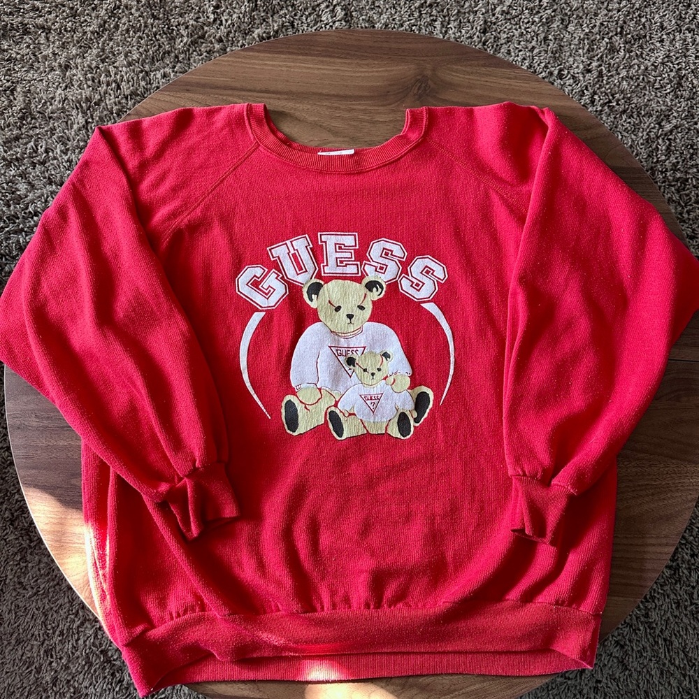 Guess Red Knit Top